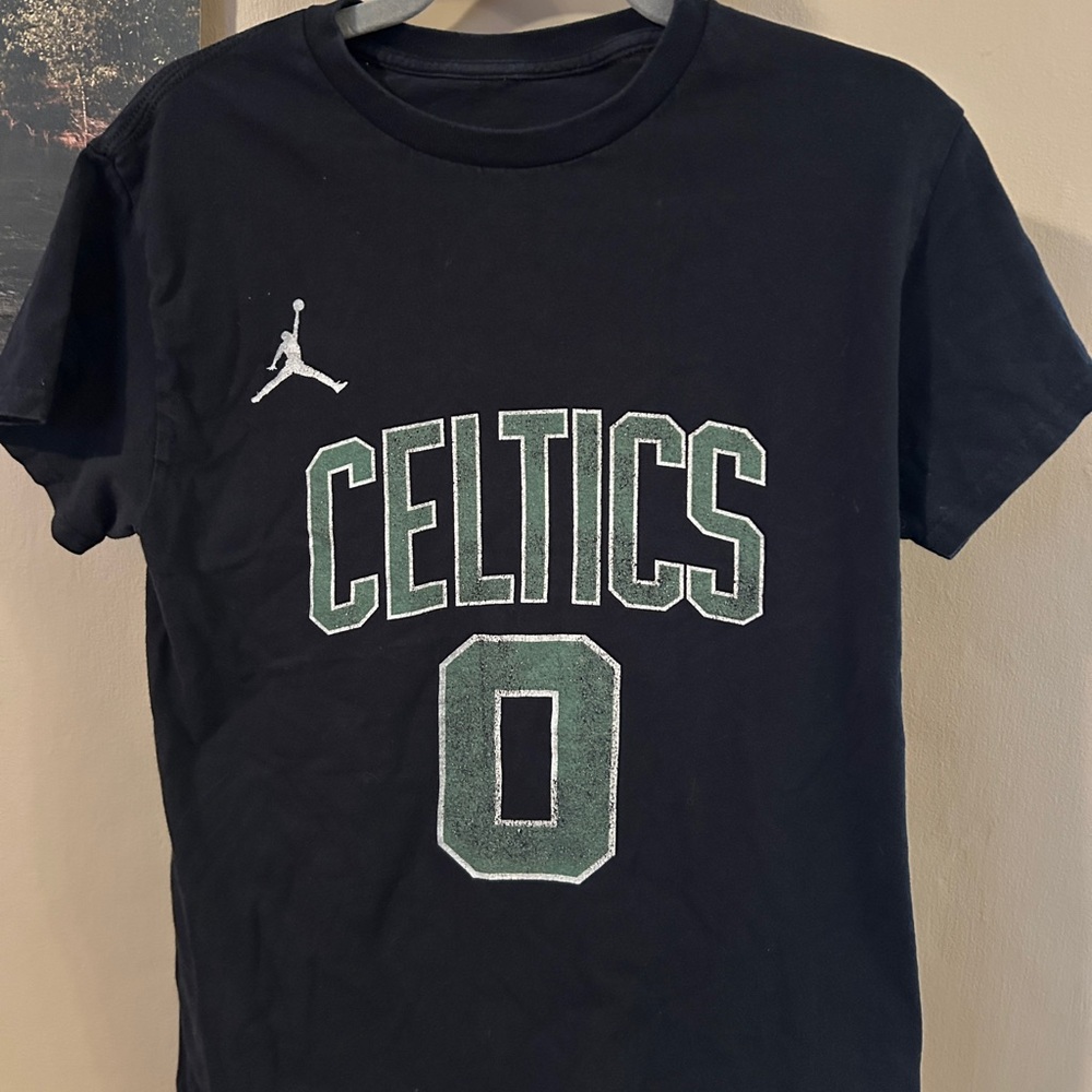 Black Celtics T-Shirt - Tatum - Size Small